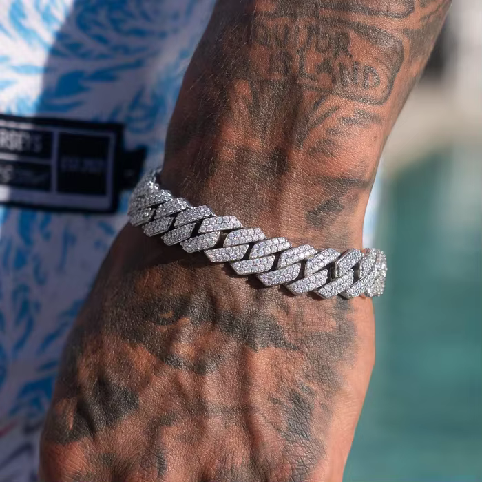 Hip Hop 14mm CZ Cuban Link Chain Necklace - Iced Out Jewelry