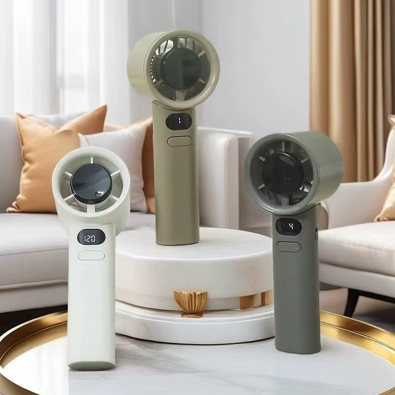 Summer Mini USB Rechargeable High-Speed Handheld Fan - Portable & Lightweight