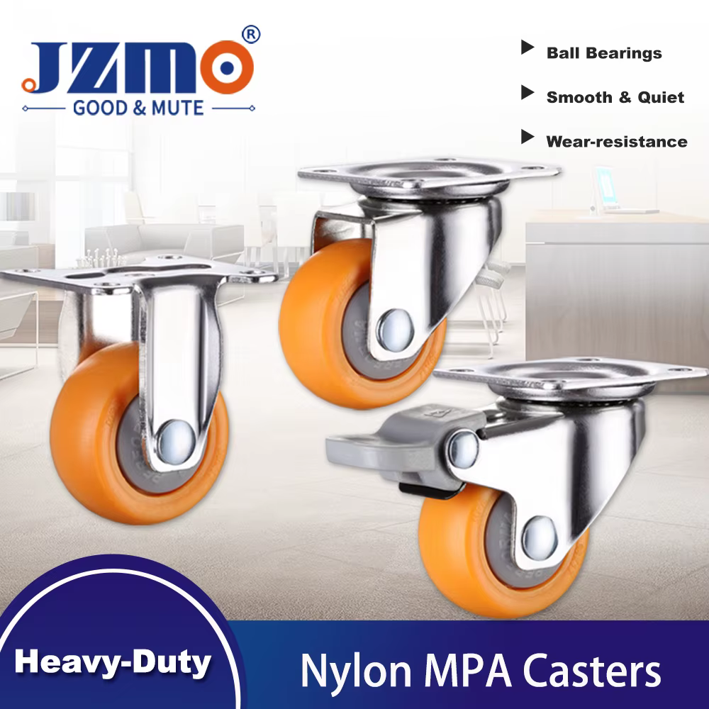 JZMO Nylon MPA Casters - Heavy-Duty 2 Inch Wheels