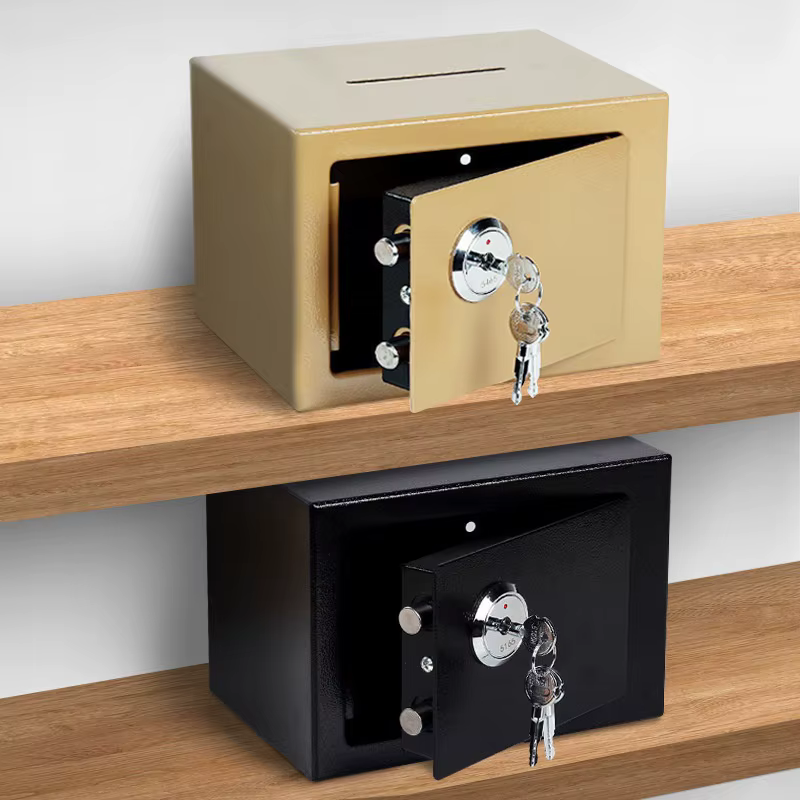 Wanjia 17K All-Steel Key Lock Safe - Compact & Secure Storage