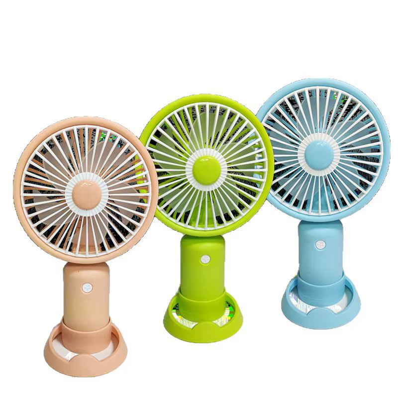 Portable Three-Speed Handheld Fan - Rechargeable Mini Fan