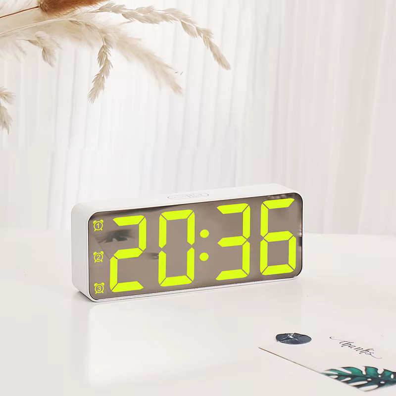 Huayang 1801 RGB Color-Changing Alarm Clock with Voice Control