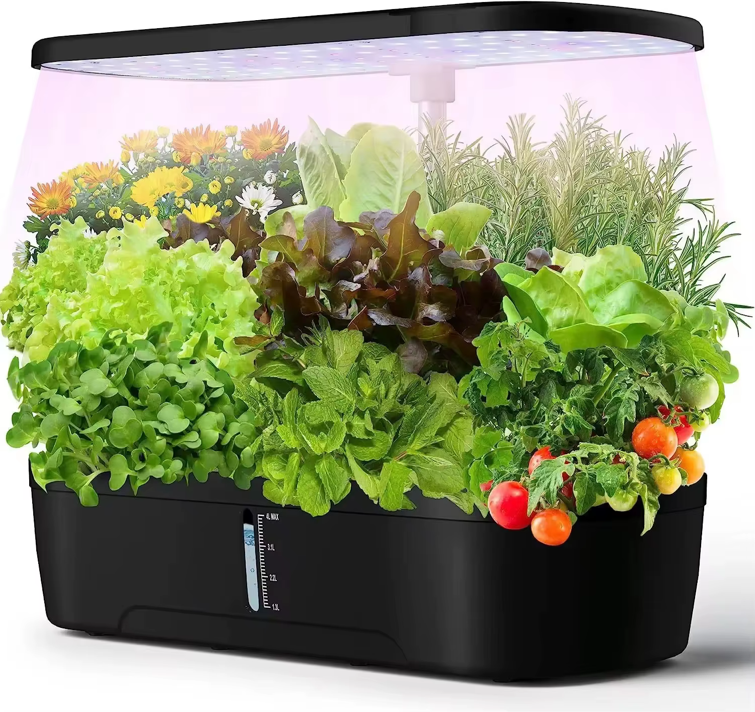 Hydroponics Smart Indoor Garden with LED Grow Lights - 12 Pods