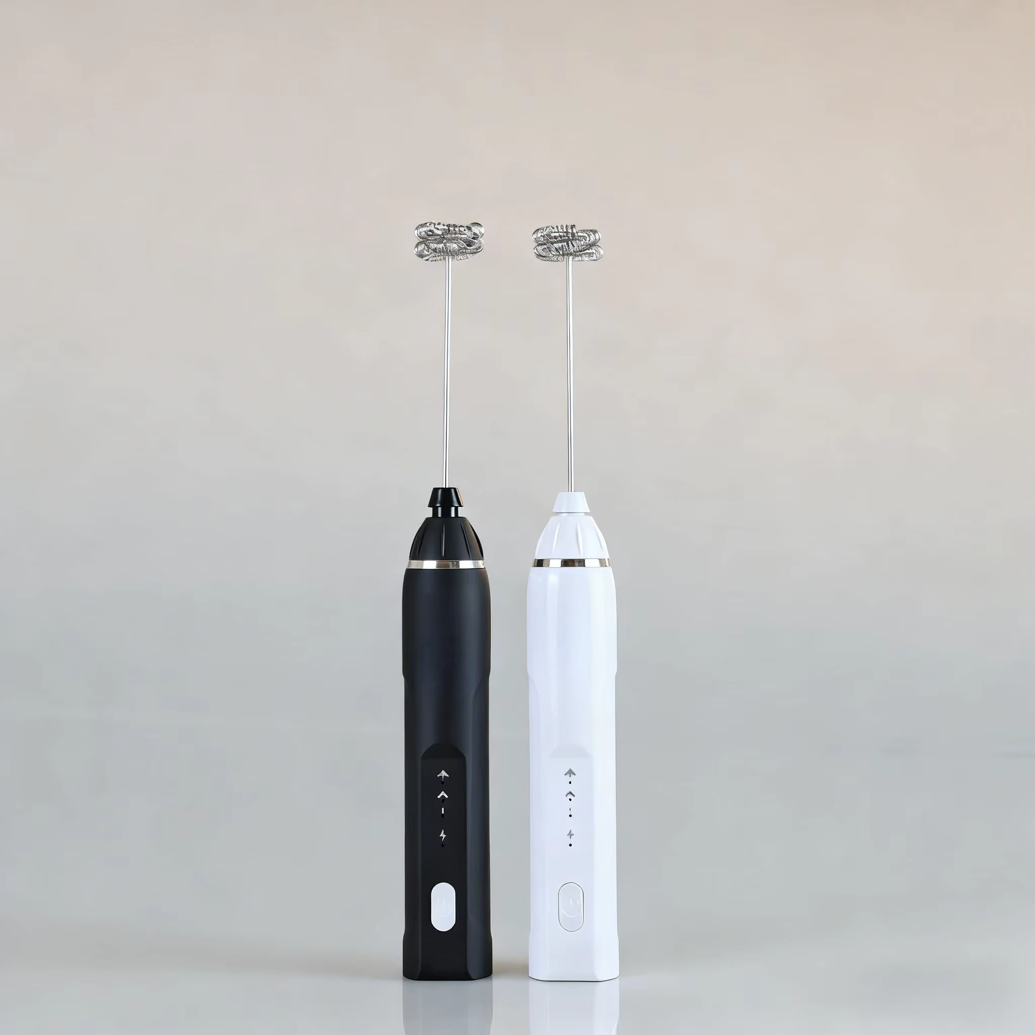 Rechargeable Mini Electric Milk Frother - Stainless Steel & ABS