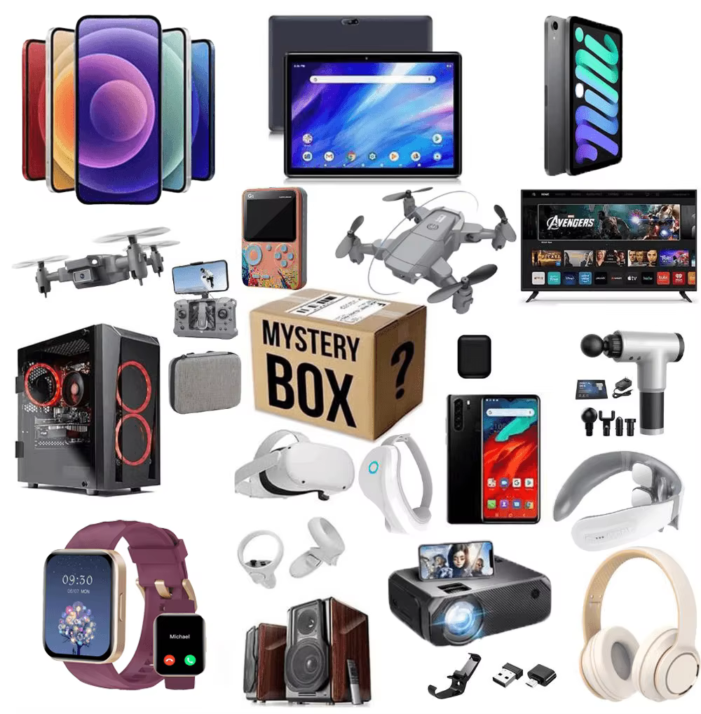 Lucky Electronics Vintage Mystery Box - Exciting Tech Surprises Await!