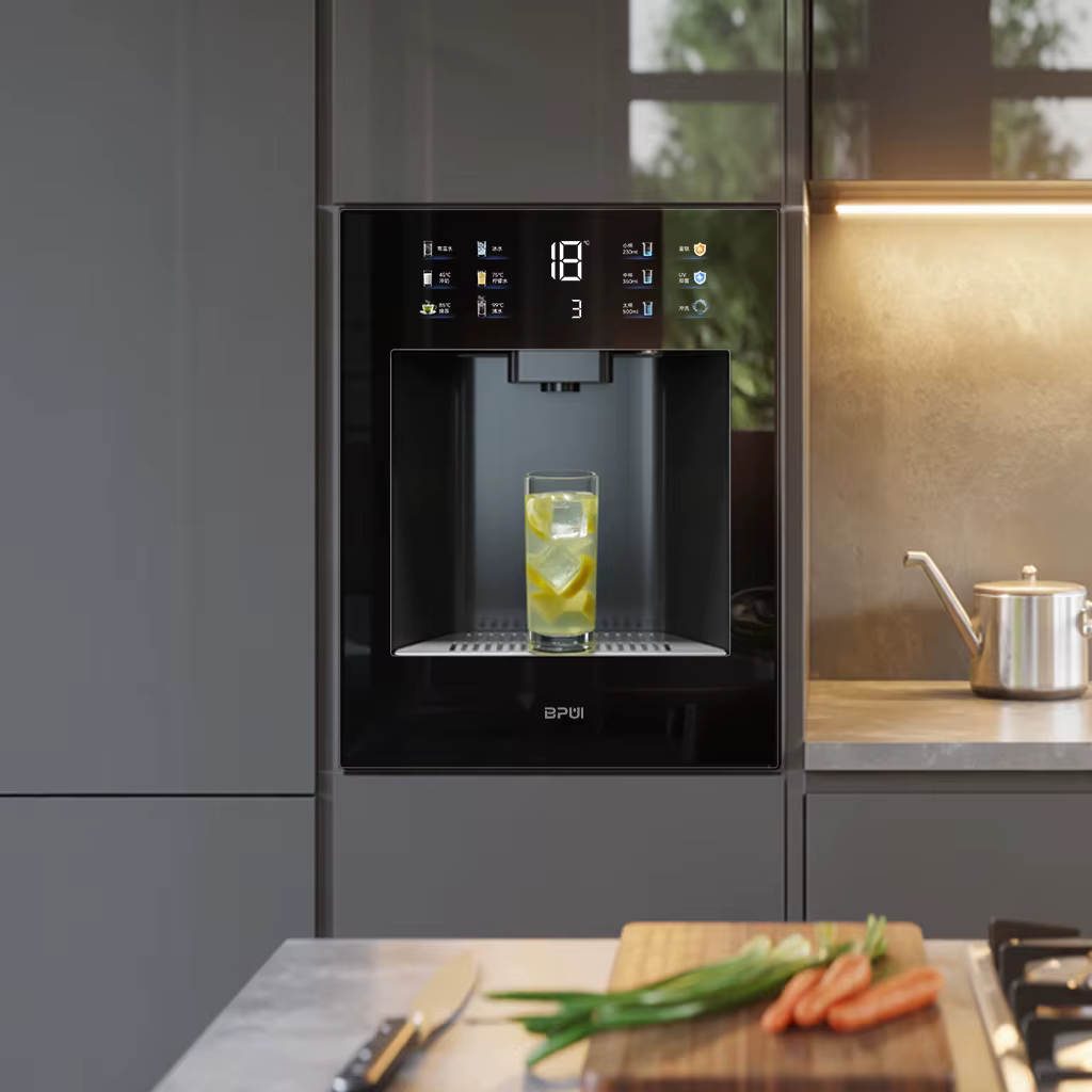 Compact Stainless Steel Built-in Water Dispenser with Digital Display