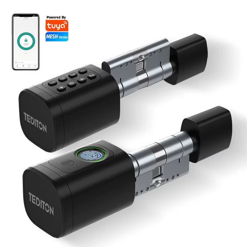 TEDITON Smart Lock with Tuya App - 5 Unlock Methods, IP55 Waterproof