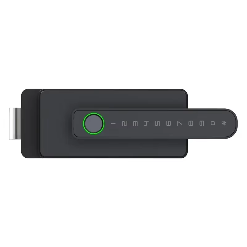 Intelligent Glass Door Fingerprint Lock - Biometric Security for Offices