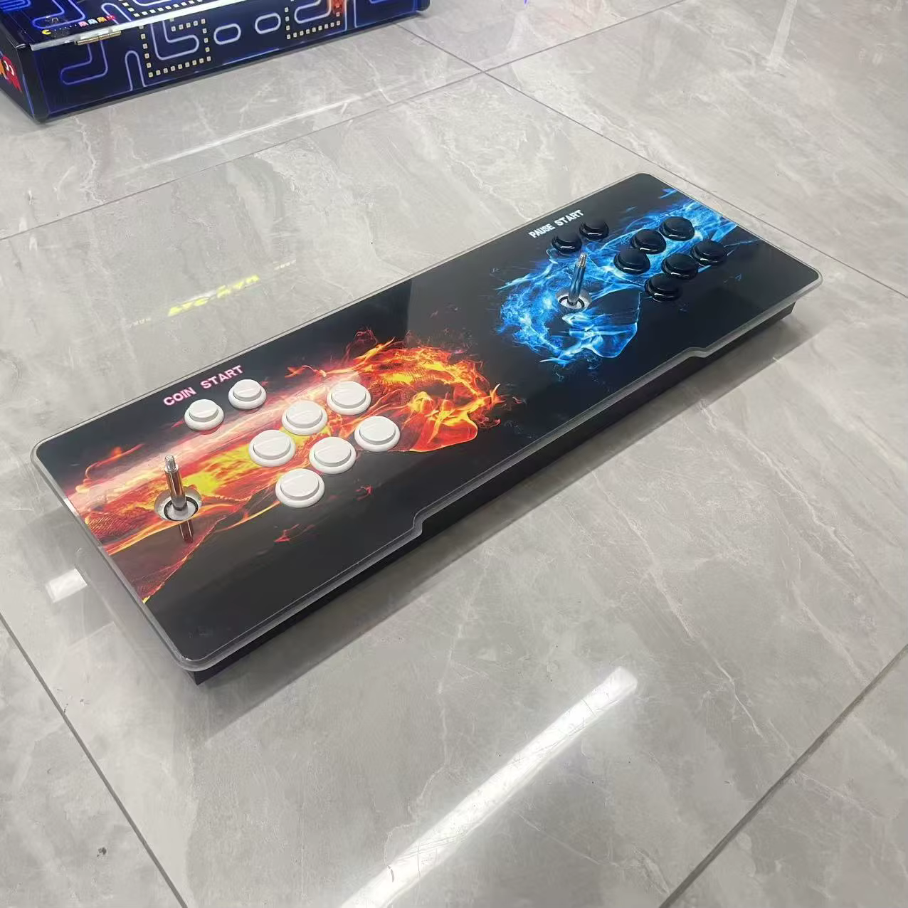 Classic 2-Player Retro Arcade Game Controller with RF Connectivity