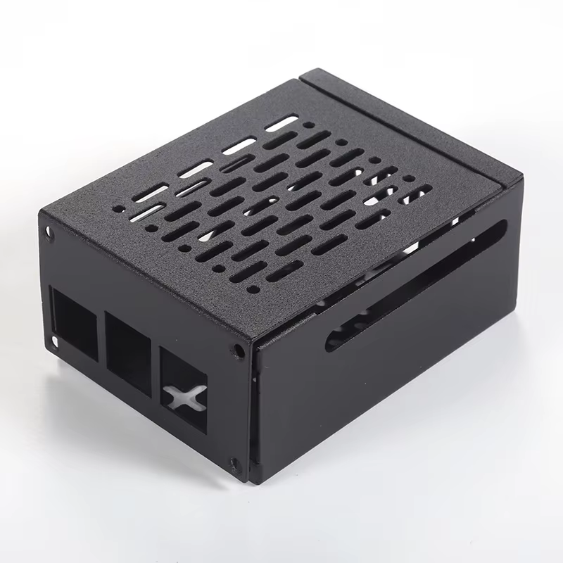 Metal Case for Raspberry Pi 5 with PCIe M.2 NVMe Support
