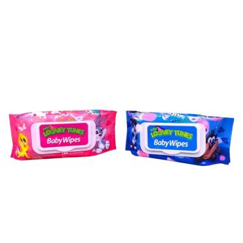 Looney Tunes Baby Wet Wipes | Hypoallergenic & Soft