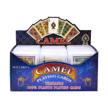 Camel's Premium Quality & Washable Plastic Playing Cards