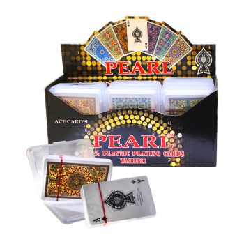 Pearl 100% Premium Plastic & Washable Playing Cards