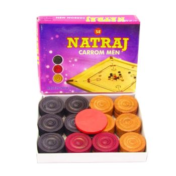 Premium Quality Carrom Board Coins with Striker