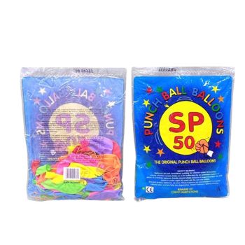 Punch Ball Balloons | 50-Pack for Party Fun & Games