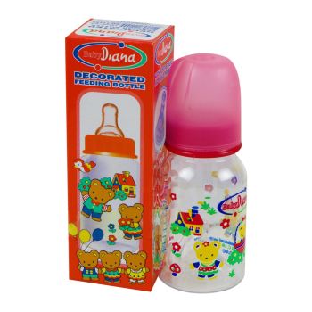 Baby Diana Decorated Feeding Bottle with Anti-Colic Air Valve Nipple