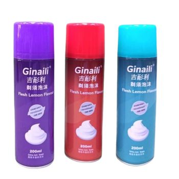 Ginaili Shaving Foam | Fresh Lemon Scent | 200ml | Smooth Shave