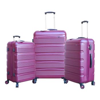 Solo ABS+PC Premium Material Trolley Set in Assorted Colors