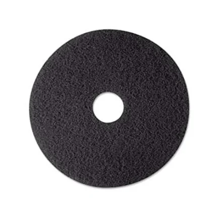 Floor Machine Pad Black 17″ – Stripping Pad for Floor Machines