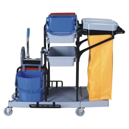 Janitorial Cart With Mop Wringer Relax – Heavy Duty Cleaning Trolley