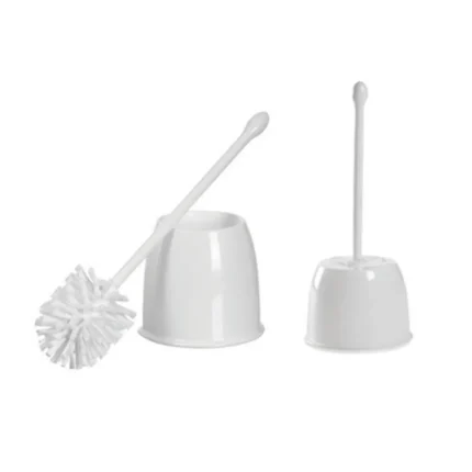 Toilet Brush with Round Holder – Compact & Durable Toilet Cleaning Set
