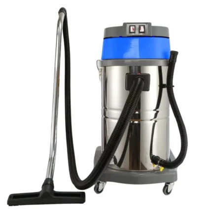 Wet & Dry Vacuum Cleaner 60L – Dual Motor Industrial Steel Body