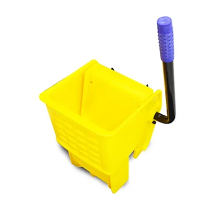 Yellow Wringer for Single Bucket Trolley – Durable Mop Squeezer | Efficient Cleaning Accessory