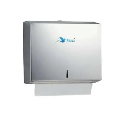 Small Stainless Steel C-Fold Paper Towel Dispenser – Wall Mount | Compact & Durable