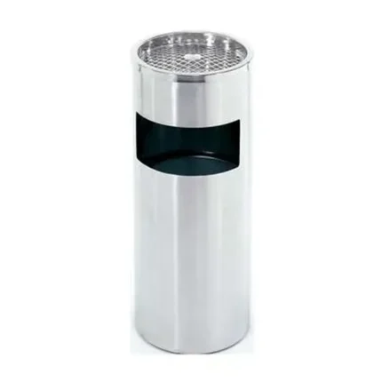 Stainless Steel Ashtray Bin – Dia 300 x H 650 mm