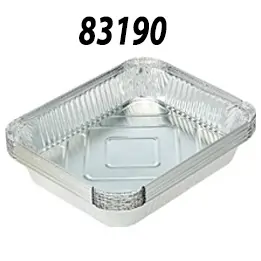 Aluminium Container 83190 with Lid – Heavy-Duty Foil Tray for Food Storage & Takeaway