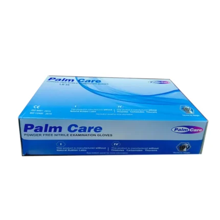 Palm Care Powder-Free Latex Gloves – Medium Size, Disposable & Medical-Grade Protection