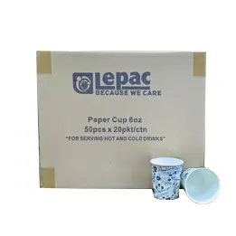 Paper Cup 6oz – Eco-Friendly Disposable Cups for Hot & Cold Beverages