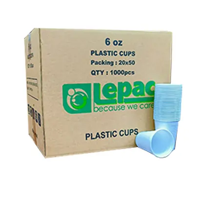 Plastic Glass 6oz – Durable Disposable Cups for Parties, Events & Daily Use