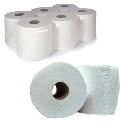 Maxiroll 2Ply Embossed Perforated – 500gm Strong & Soft Tissue Roll