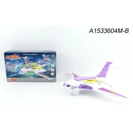 Air Fighter Toy – Realistic Jet Model with Lights & Sound