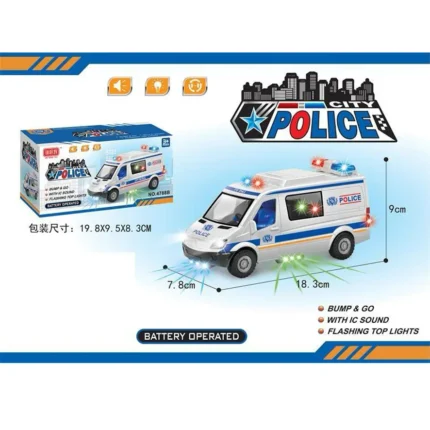 City Police Toy – Action Patrol Vehicle for Kids with Realistic Design