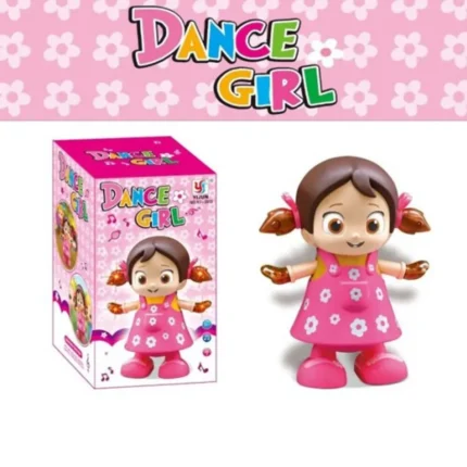 Dance Girl Toy – Rotating Musical Doll with Lights