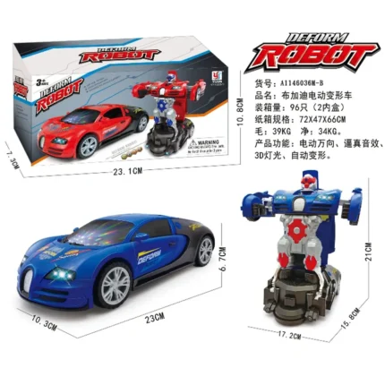 Deform Robot Toy – 2-in-1 Transforming Car & Robot for Kids