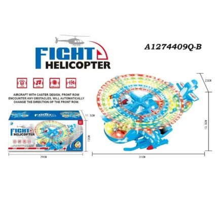 Fight Helicopter Toy – Action Battle Helicopter with Lights & Sound