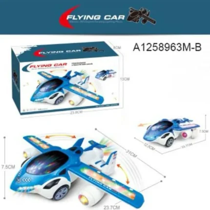Flying Car Toy with Lights & Sound – Dual Mode Stunt Vehicle for Kids