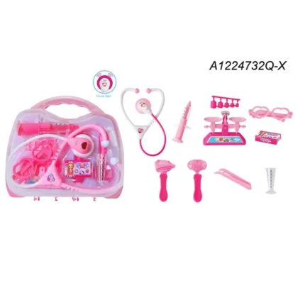 Little Doctor Suitcase with Gleam Light Pink