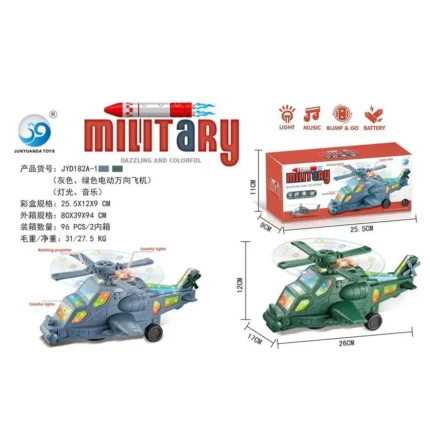 Military Dazzling & Colorful Toy – Light-Up Army Vehicle for Kids