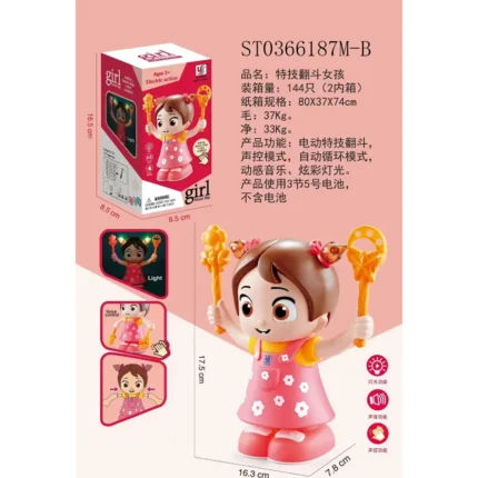 Stunt Girl Toy – Action Figure with Stunt Moves & Style | Fun Toy for Girls