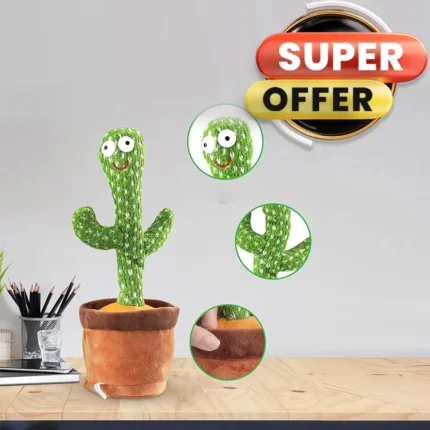 Talking Cactus Toy– Sing, Dance & Repeat What You Say!