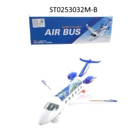 World Flight Airbus Toy – Light & Sound Airplane Model for Kids