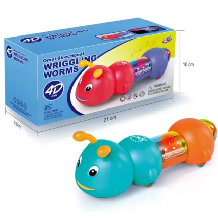 Wriggling Worms – Colorful Moving Worm Toy for Kids