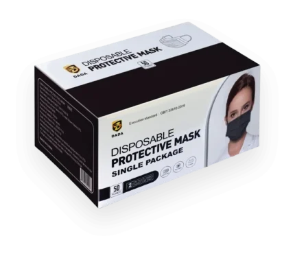 Dada Face Mask Black & White Single