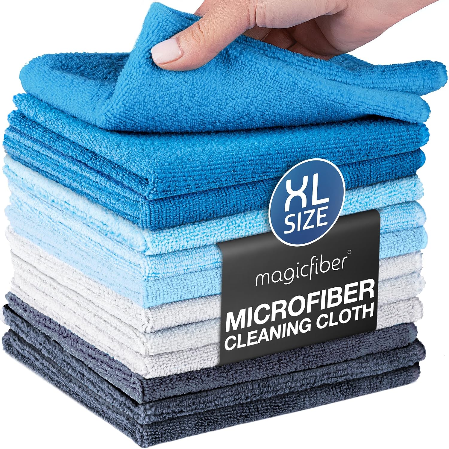 Microfiber Cleaning Cloth – Multipurpose Fiber Cloth for Home & Kitchen