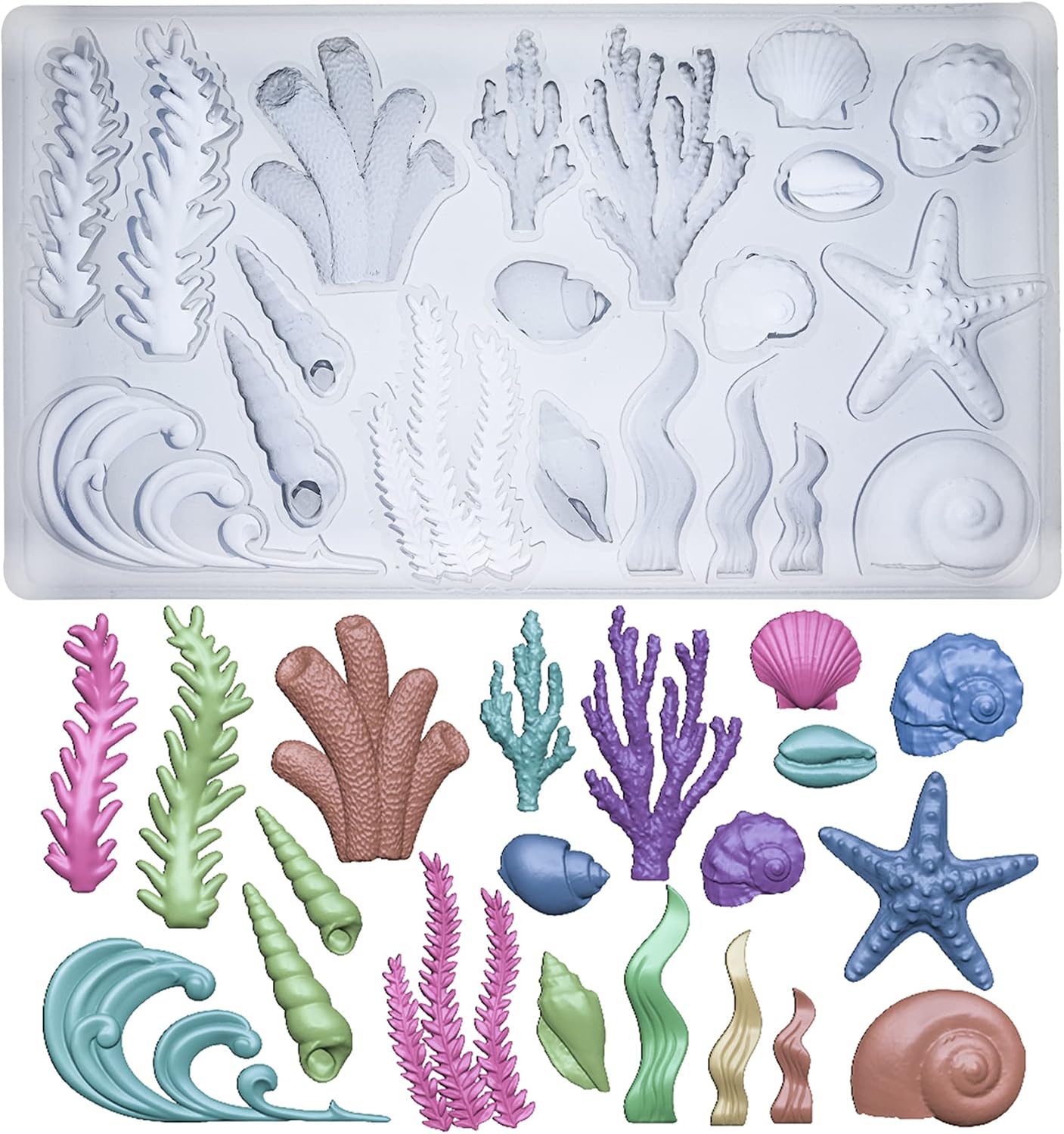 Modeling Clay Sea Life Molds & Tool Kit – Ocean Animals Clay Play Set