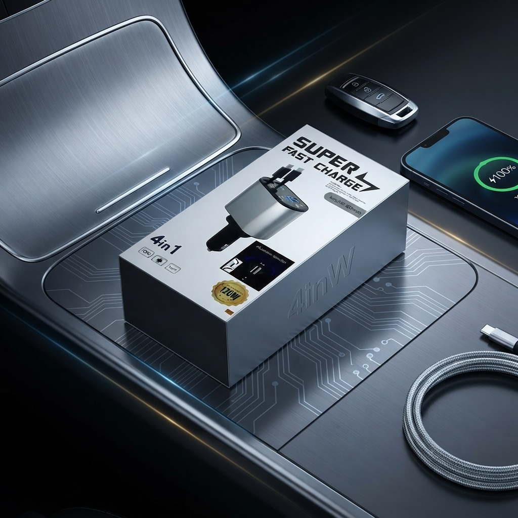 120W USB & USB-C Car Charger